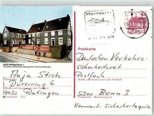 Heiligenhaus Schieferverkleidete Bergische Fachwerkhäuser