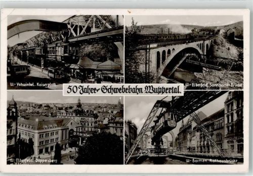 Wuppertal Schwebebahn Kaiserplatz Sonnborner Brücke Döppersberg Rathausbrücke