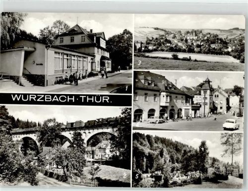 Wurzbach FDGB Erholungsheim Rudi Arnstadt Viadukt Sormitztal Markt Park