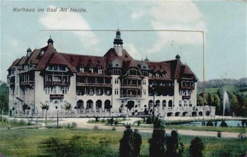 Bad Altheide Leporello Kurhaus II- (Abschürfung Ecken VS, Einriss bei Leporello-Abdeckung, beschnitten)
