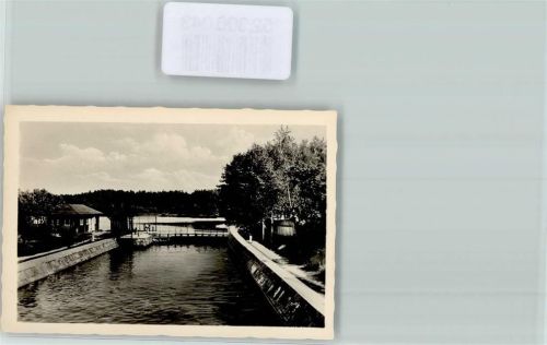 Ort handschriftlich Schleuse Masuren