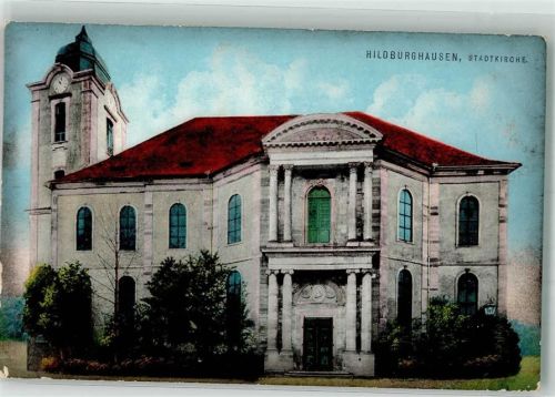 Hildburghausen 1915 Stadtkirche