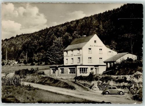 Appenthal 1956 Gasthaus Pension Zum Waldwinkel VW Käfer