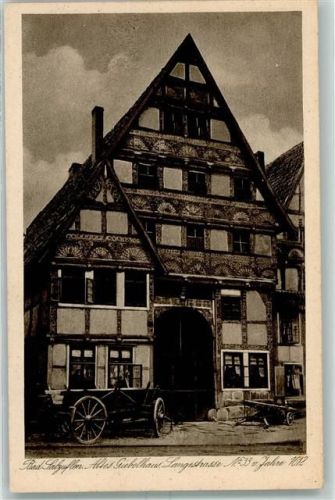 Bad Salzuflen Altes Giebelhaus Langestrasse 33 im Jahre 1612