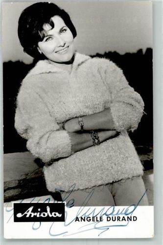 Angele Durand Autogramm origin. Unterschrift