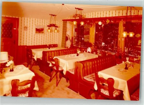 Kniebis Hotel Höhenlandhaus Gaststube Foto Original aus Archiv eines Ansichtskartenverlags Ort handschriftlich