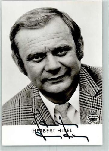 Herbert Hisel Autogramm origin. Unterschrift