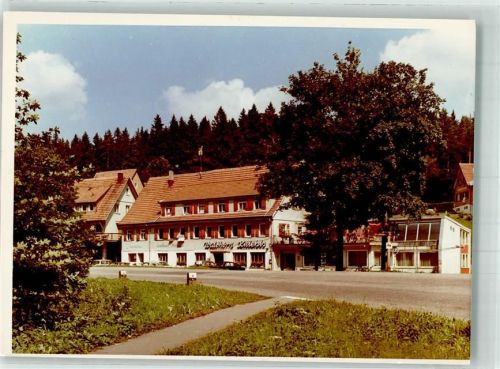 Kniebis Hotel Waldhorn an der Straßburger Straße Foto Original aus Archiv eines Ansichtskartenverlags Ort handschriftlich