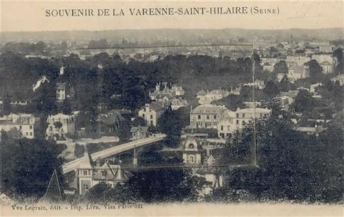 La Varenne La Varenne (Frankreich) Leporello II (Stauchung, fleckig VS/RS, keine AK-Einteilung)