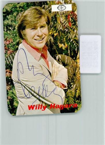 Willy Hagara Autogramm origin. Unterschrift