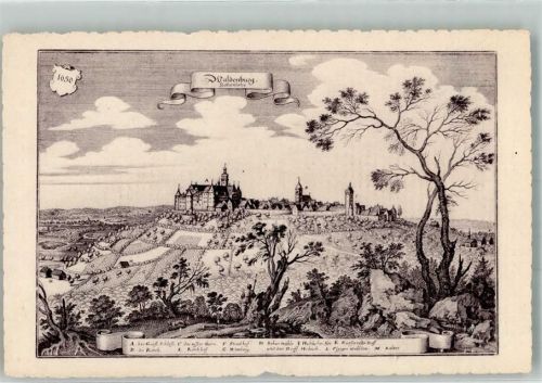 Waldenburg Stich auf AK