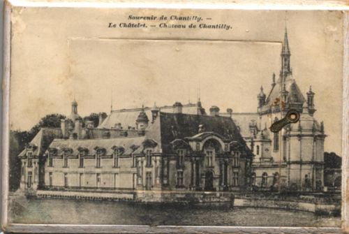 60500 Chantilly - Chantilly (Frankreich) Leporello, Schloß I-II