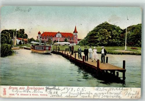 Dreibergen 1905 Dampferanlegestelle