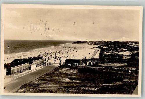 Norderney 1935 Panorama von Dünen und Strand