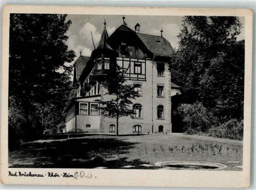 Bad Brückenau 1939 Pension Rhön-Heim WK II