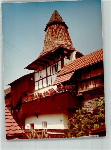 Berching Denkmal Chinesenturm Ort handschrfitlich Foto Original aus Archiv eines Ansichtskartenverlags