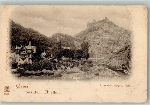 Altenahr 1905 Burg