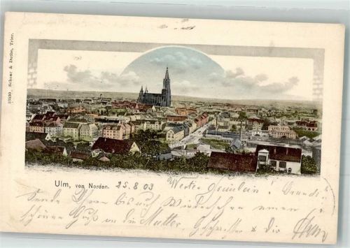 Ulm 1903 Bahnpost