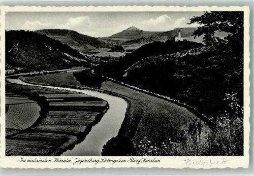 37213 W3430 Ludwigstein - Jugendburg Burg Hanstein Hüttenstempel