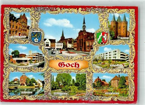 Goch 1970 Krankenhaus Schloss Kalbeck Marktplatz Steintor