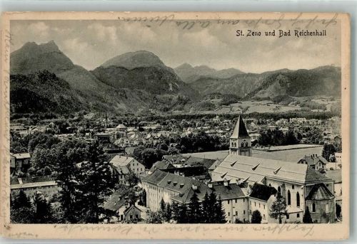 Bad Reichenhall 1917 Kirche St. Zeno