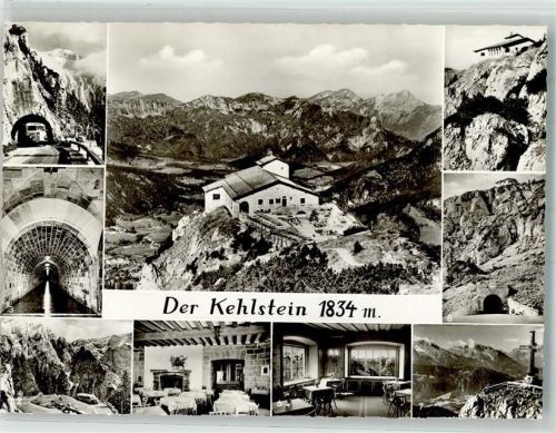 Obersalzberg Kehlsteinhaus Kehlsteinstraße Eingang zum Aufzug Gipfelkreuz Verlag Lochner