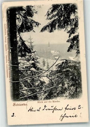 Schierke 1901 Die verschneite Bergkirche