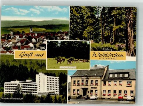 Weiskirchen Sanatorium Rathaus Waldweg Wildgehege