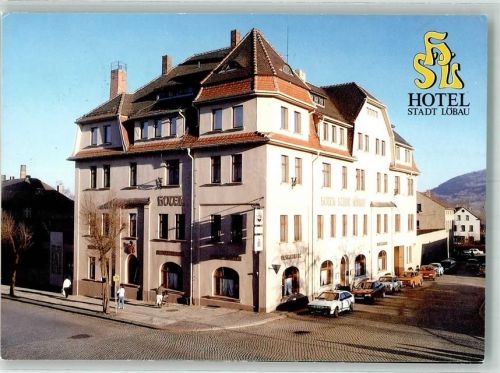 Bernbach Hotel Stadt Löbau Auto Fliegeraufnahme