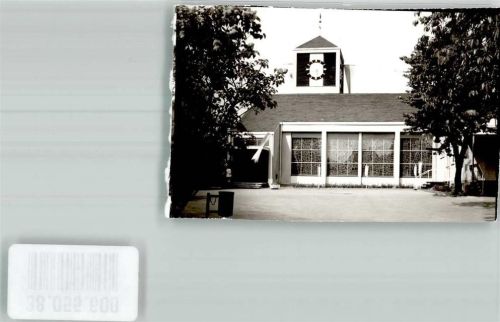 Langschede Kirche Ort handschriftlich Foto Original aus Archiv eines Ansichtskartenverlages