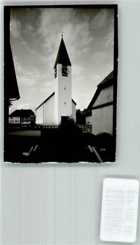 Rötenbach Pfarrkirche St. Leodegar Foto Original aus Archiv eines Ansichtskartenverlags Ort handschriftlich
