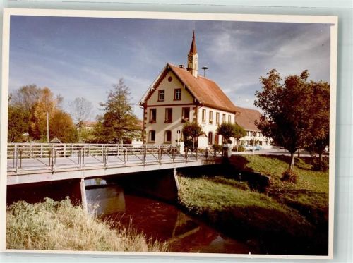 Rötenbach Rathaus mit altem Türmchen Foto Original aus Archiv eines Ansichtskartenverlags Ort handschriftlich