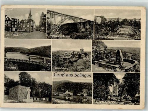 Solingen Talsperre Alter Markt Schloss Burg