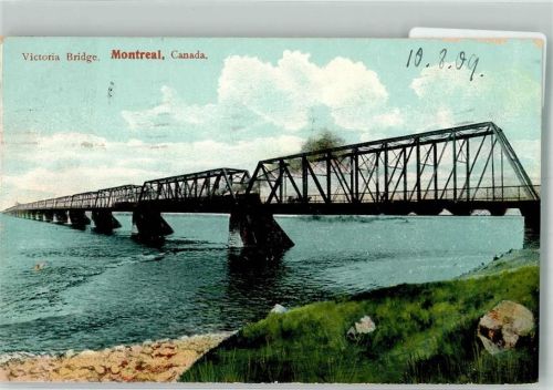 Montreal 1909 Victoria Bridge