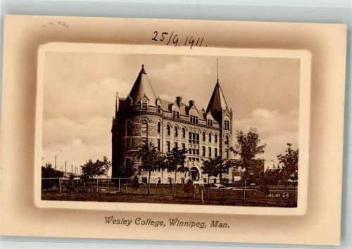 Winnipeg 1911 Wesley College