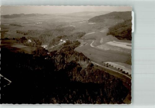 Stadtsteinach Steinachtal Ort handschriftlich Fliegeraufnahme Foto Original aus Archiv eines Ansichtskartenverlages