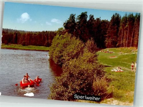 Moosbach Schwimmbad Sperlweiher Foto Original aus Archiv eines Ansichtskartenverlages