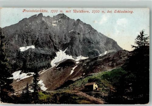 Preintaler Hütte 1912 Hüttenstempel