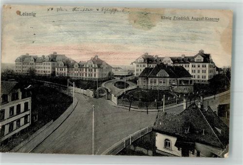 Leisnig 1915 Kaserne Feldpost WK I