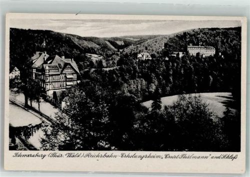 Schwarzburg Pension Hotel Reichsbahn-Erholungsheim Ernst Thälmann Schloss