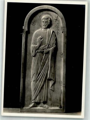 Bamberg Skulptur des Petrus Byzanisches Elfenbein aus dem 9. Jahrhundert in der Staatlichen Bibliothek