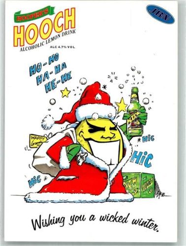 Zürich Hooper`s Hooch Alcoholic Lemeon Drink Weihnachtsgrinch