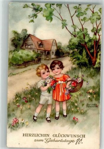 Geburtstag Glückwunsch Kinder HWB Alabaster Serie 5904