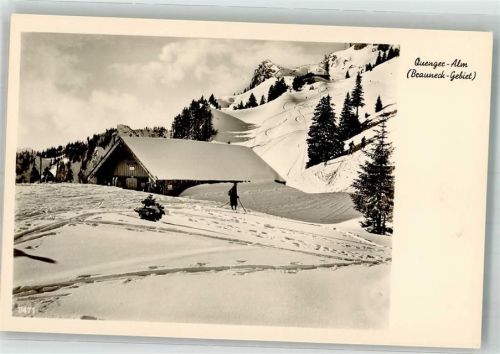Quengeralm Almhütte im Brauneck-Gebiet Verlag Peter Triem Nr. 3471