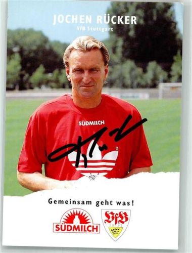 Stuttgart Jochen Rücker VfB Stuttgart Autogrammkarte Panini