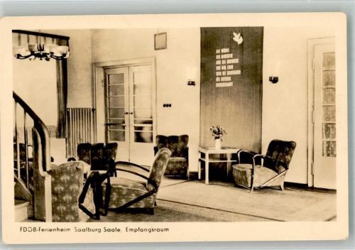 Saalburg 1953 Pension FDGB-Ferienheim