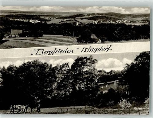 Isingdorf 1978 Gasthaus Pension Bergfrieden