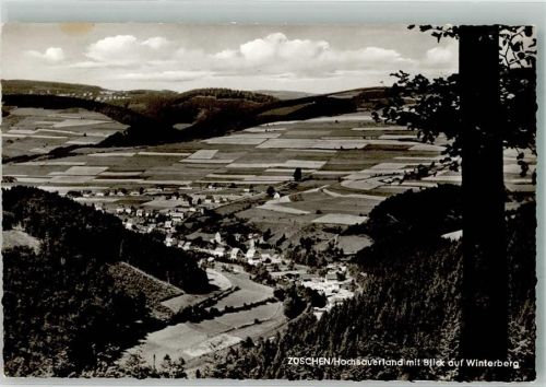 Züschen 1967 Blick auf Winterberg