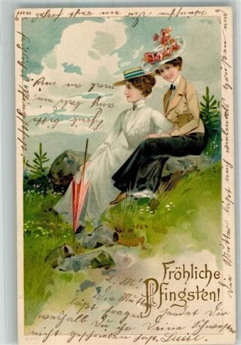 1904 Frauen Hutmode Tannenzweig 2316