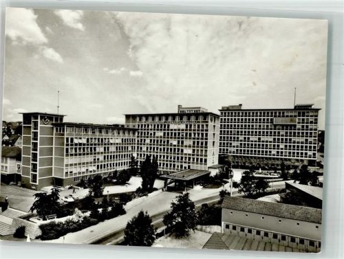 Schwäbisch Hall Verwaltungsgebäude der Bausparkasse Schwäbisch Hall Fotograf Swiridoff